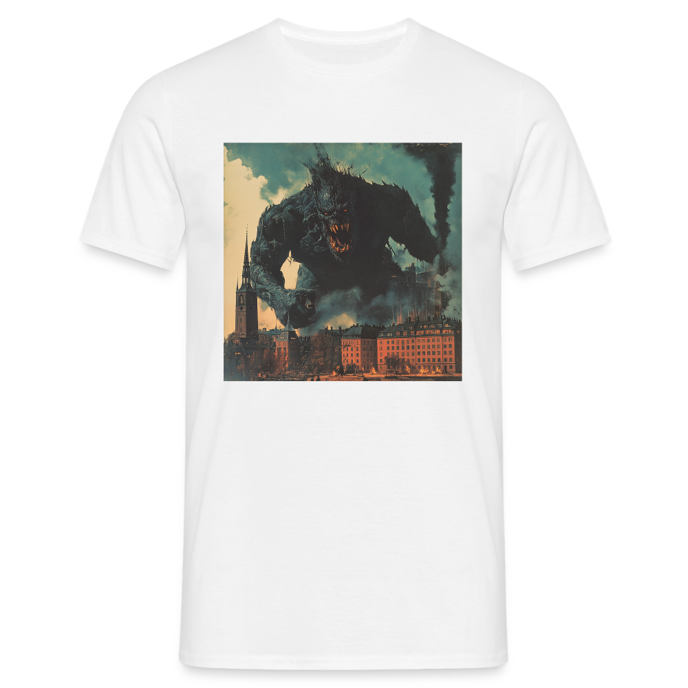 Helvetesstorm över Staden, T-shirt herr - vit