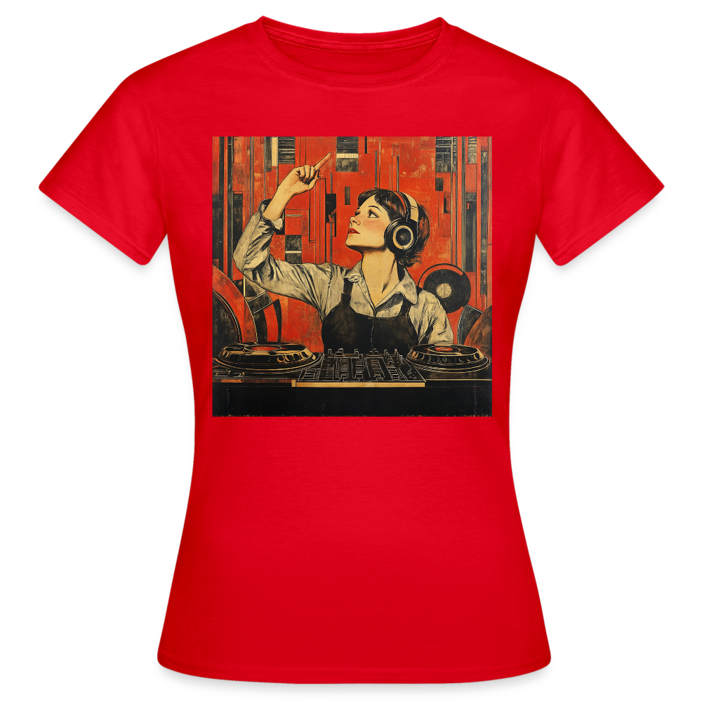 Revolutionens Rytm, T-shirt dam - röd