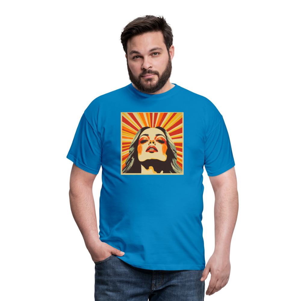 Dagens Första Strålar, T-shirt herr - kungsblå