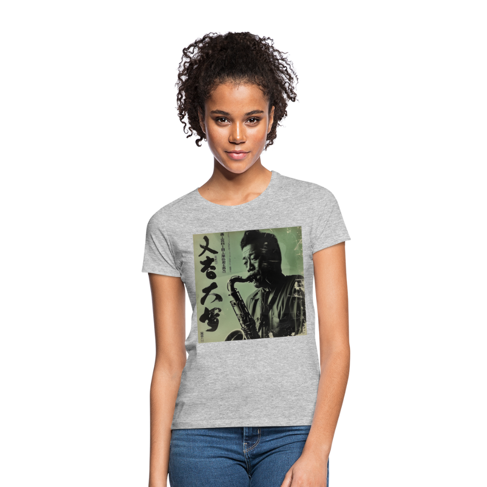 Live Mount Fuji Jazzcafé , T-shirt dam - gråmelerad
