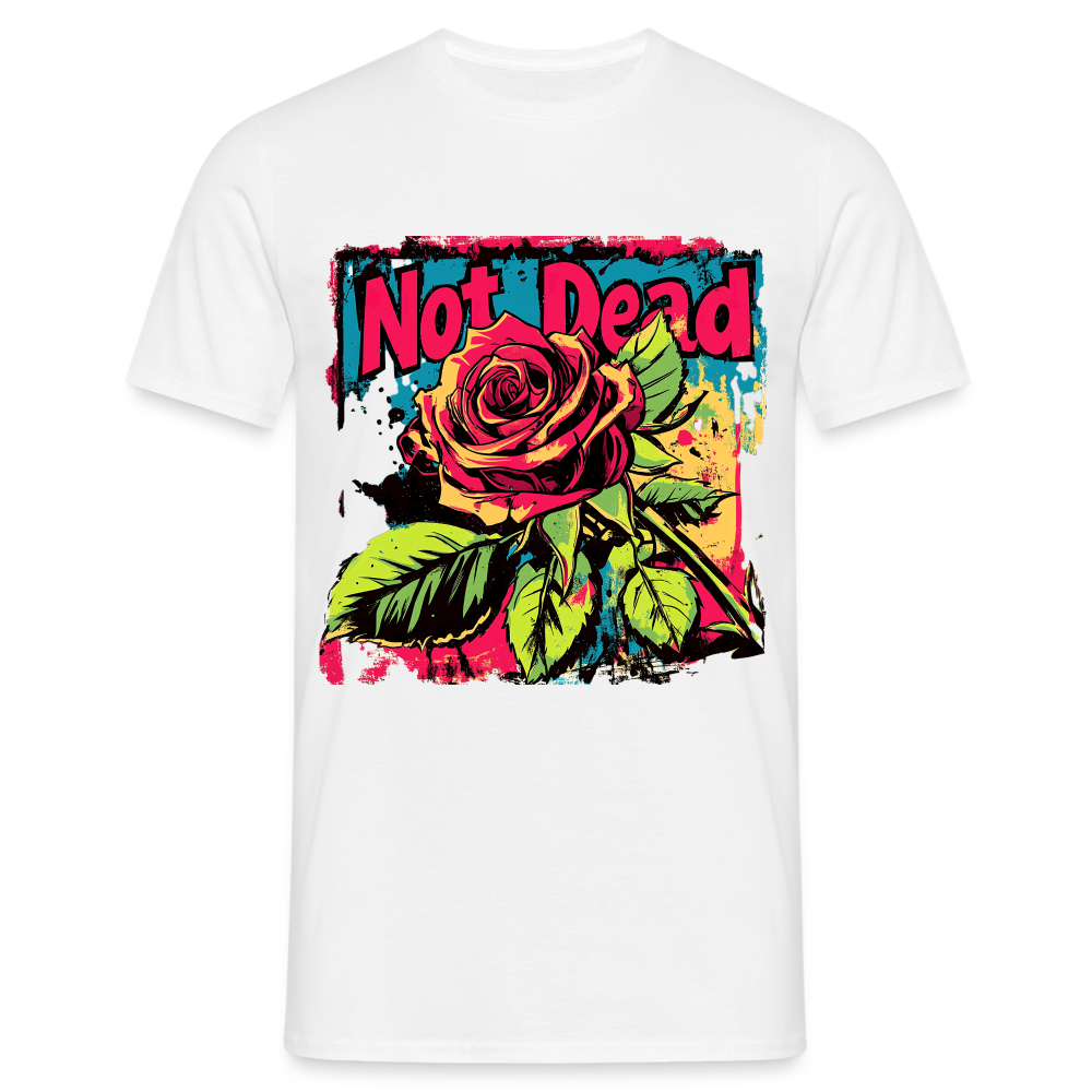 Den Eviga Rosen, T-shirt herr - vit