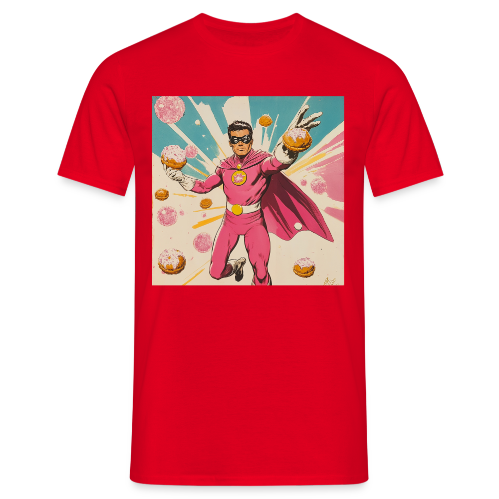 Frosting-Fury, T-shirt herr - röd