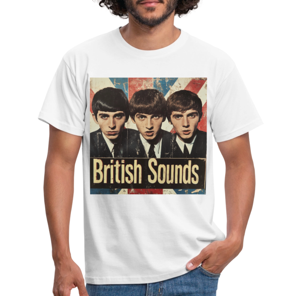 British sounds 1965, T-shirt herr - vit