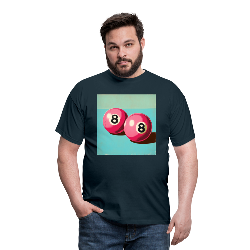 Rosa Rivaler, T-shirt herr - marinblå