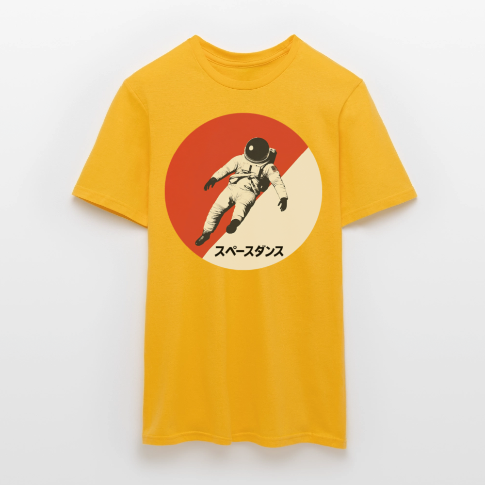Space Dance, T-shirt unisex - gul