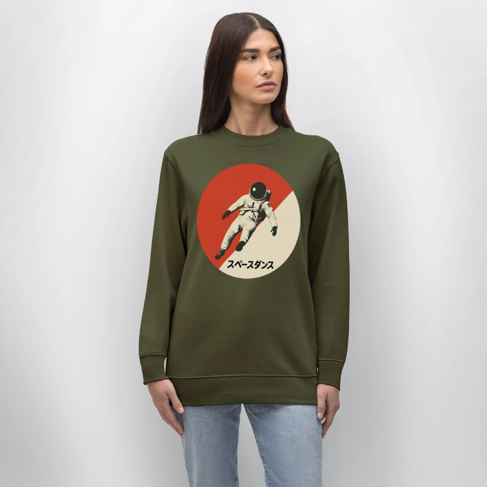 Space Dance, Ekologisk sweatshirt CHANGER unisex från Stanley/Stella - kaki