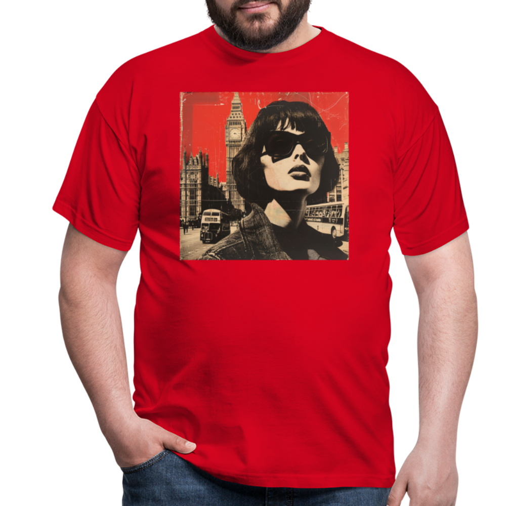 T-shirt herr - röd
