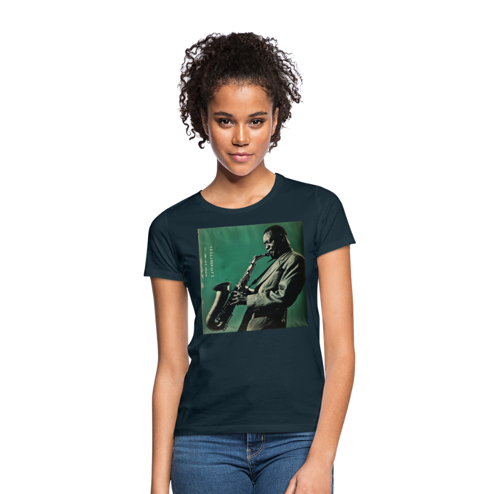 Nattens Toner i New York, T-shirt dam - marinblå
