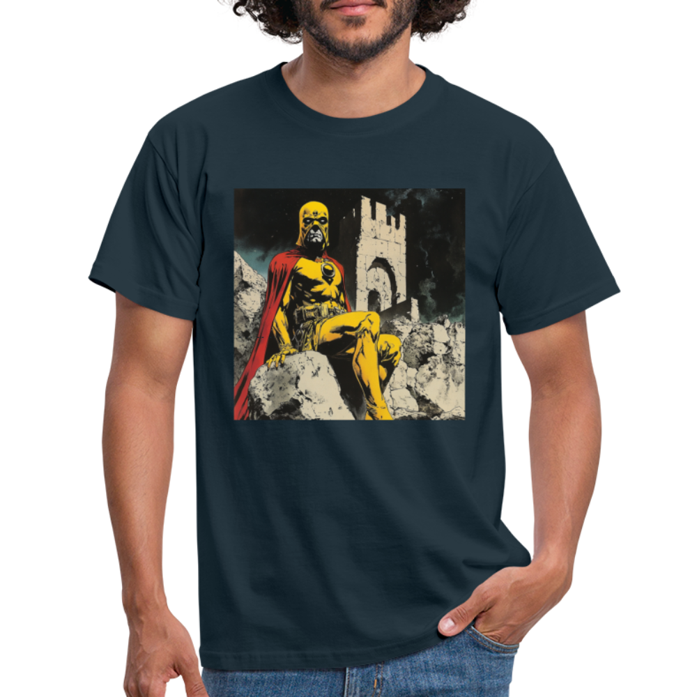 Orkalon, T-shirt herr - marinblå