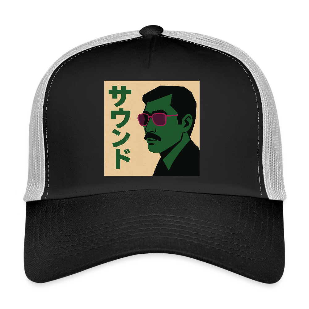 Nippon Sound, Trucker Cap - svart/stengrå