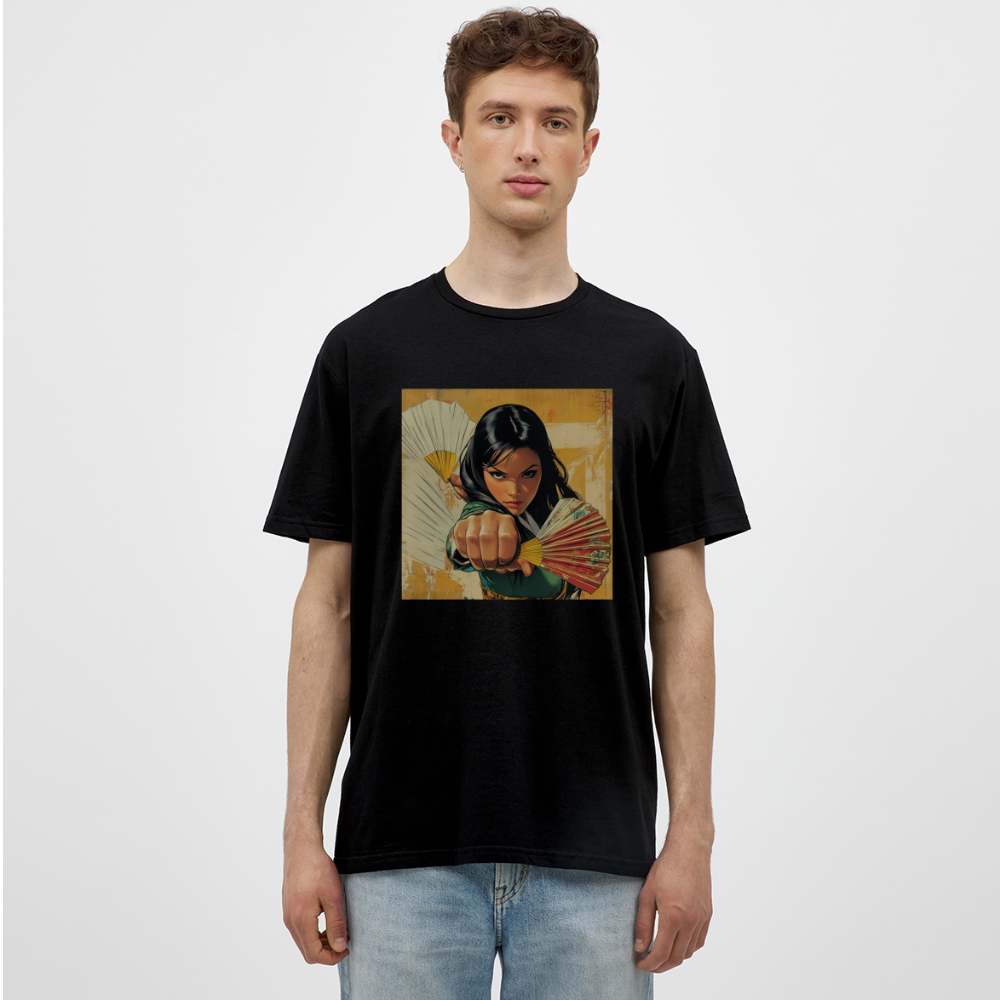 Blå Lotus, T-shirt herr - svart