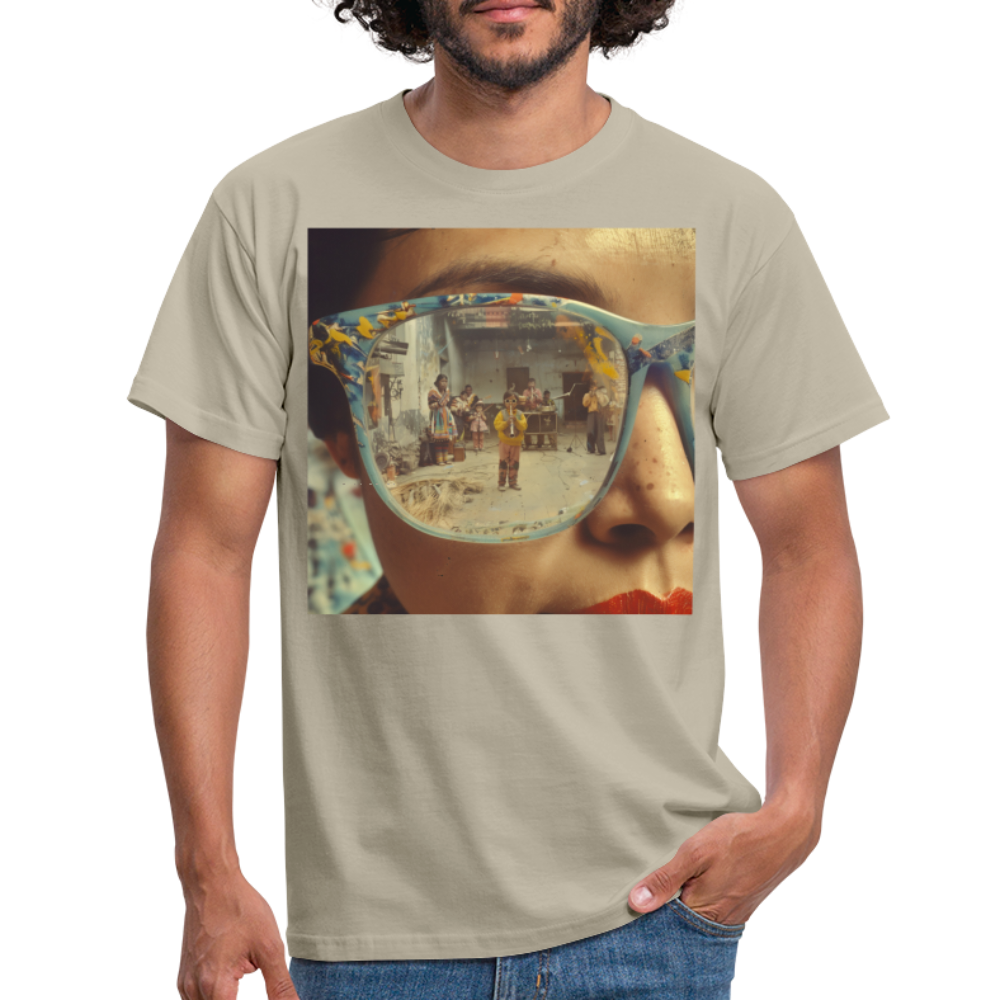 Reflektioner av Anderna, T-shirt herr - sandbeige