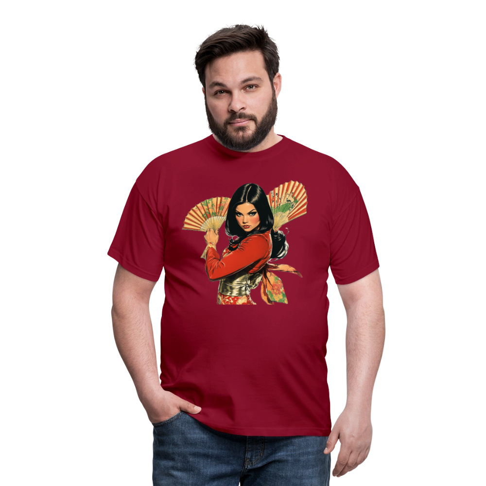Dansen med Solfjädrar: Vindens krigare, T-shirt herr - tegelröd