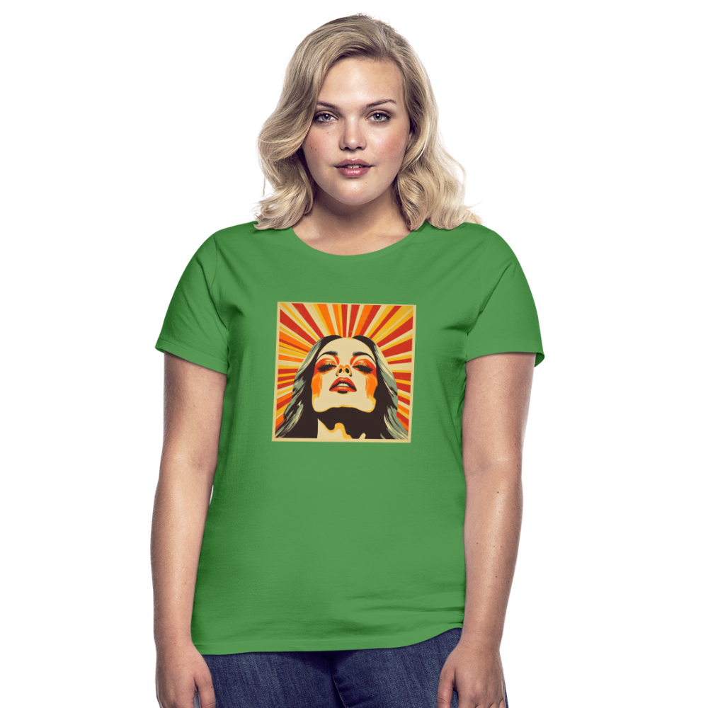 Sun Girl, T-shirt dam - kellygrön