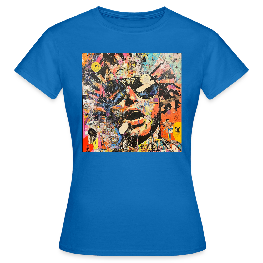 Cosmic Soul Groove, T-shirt dam - royalblå