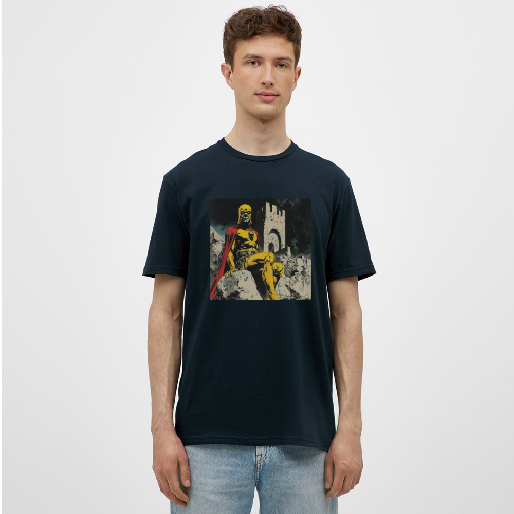 Orkalon, T-shirt herr - marinblå