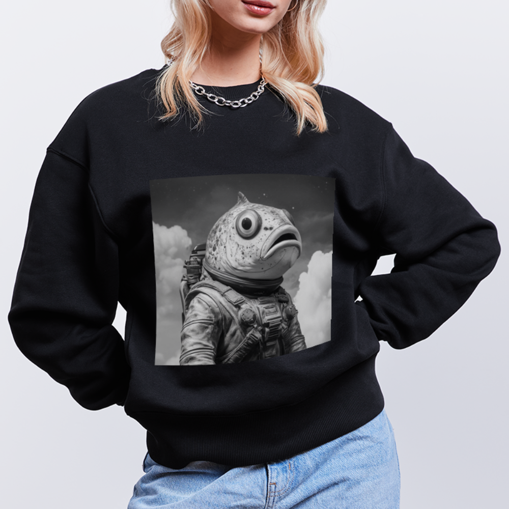 En ensam simtur i universum, Ekologisk oversizetröja RADDER unisex från Stanley/Stella - svart