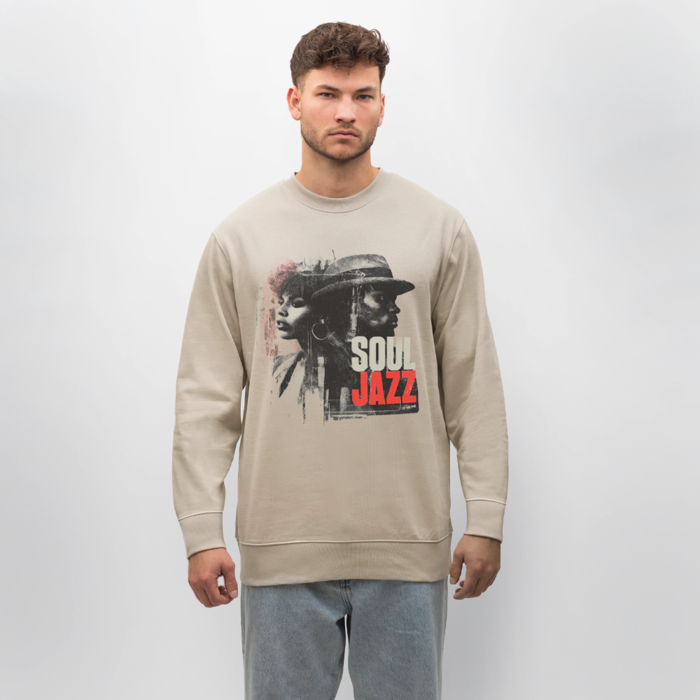 Soul Jazz Experience, Ekologisk sweatshirt CHANGER unisex från Stanley/Stella - beige