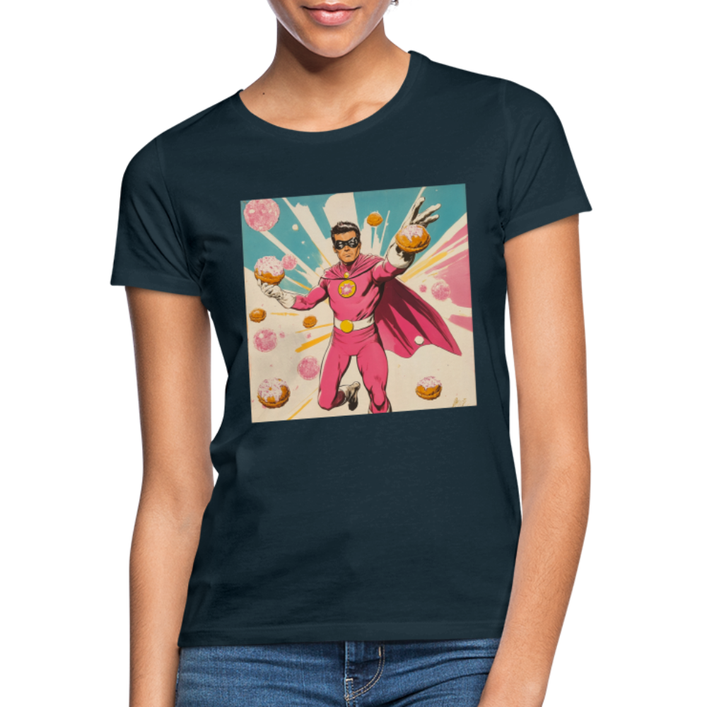 Frosting-Fury, T-shirt dam - marinblå