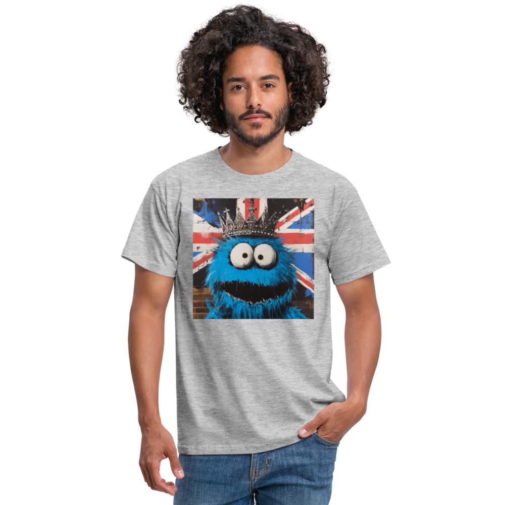 Monsters & Monarchs, T-shirt herr - gråmelerad