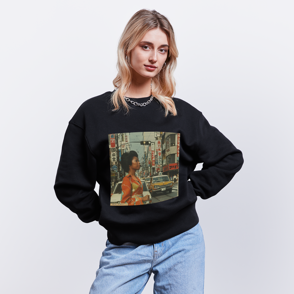 Yumi Sakamoto, Ekologisk oversizetröja RADDER unisex från Stanley/Stella - svart