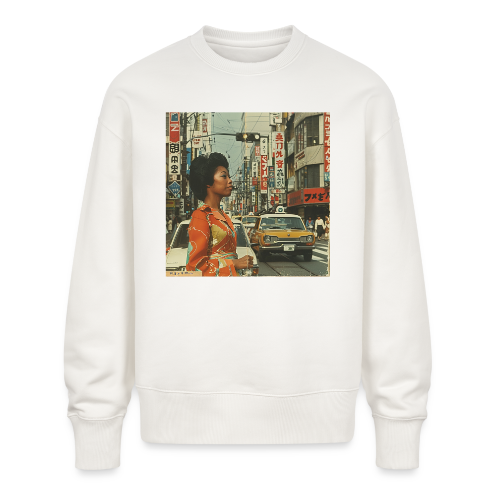 Yumi Sakamoto, Ekologisk oversizetröja RADDER unisex från Stanley/Stella - OFF WHITE