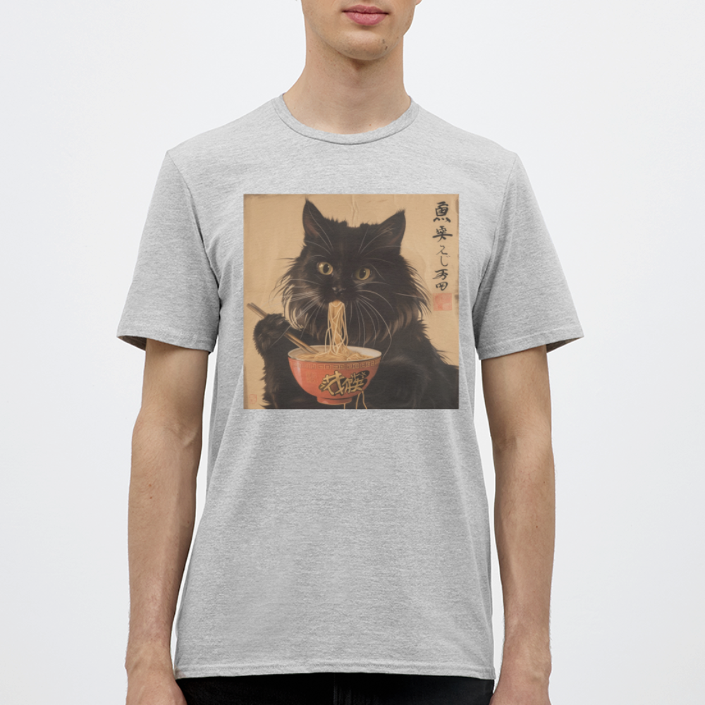 Kejsarens Katt och Ramens Hemlighet, T-shirt herr - gråmelerad
