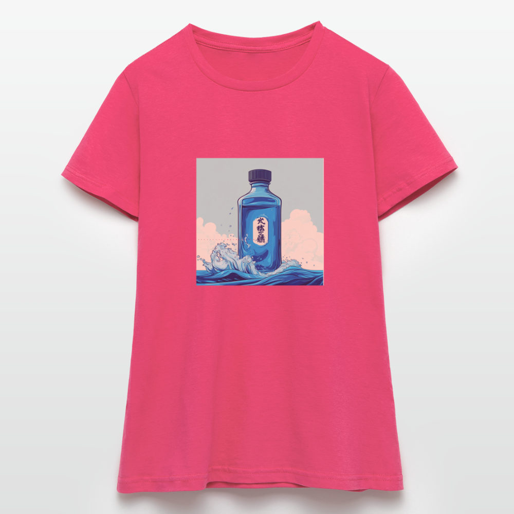I Blått och Tystnad, T-shirt dam - azalea