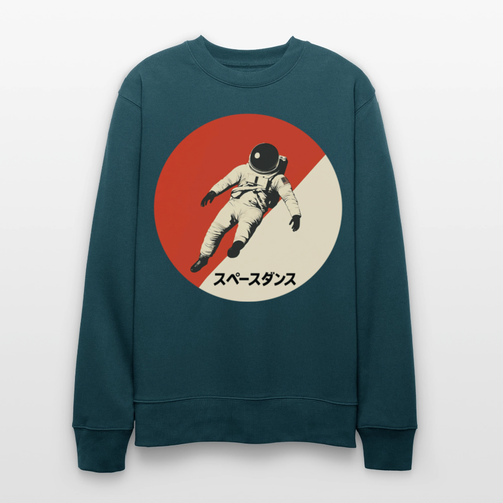 Space Dance, Ekologisk sweatshirt CHANGER unisex från Stanley/Stella - mörk petrol