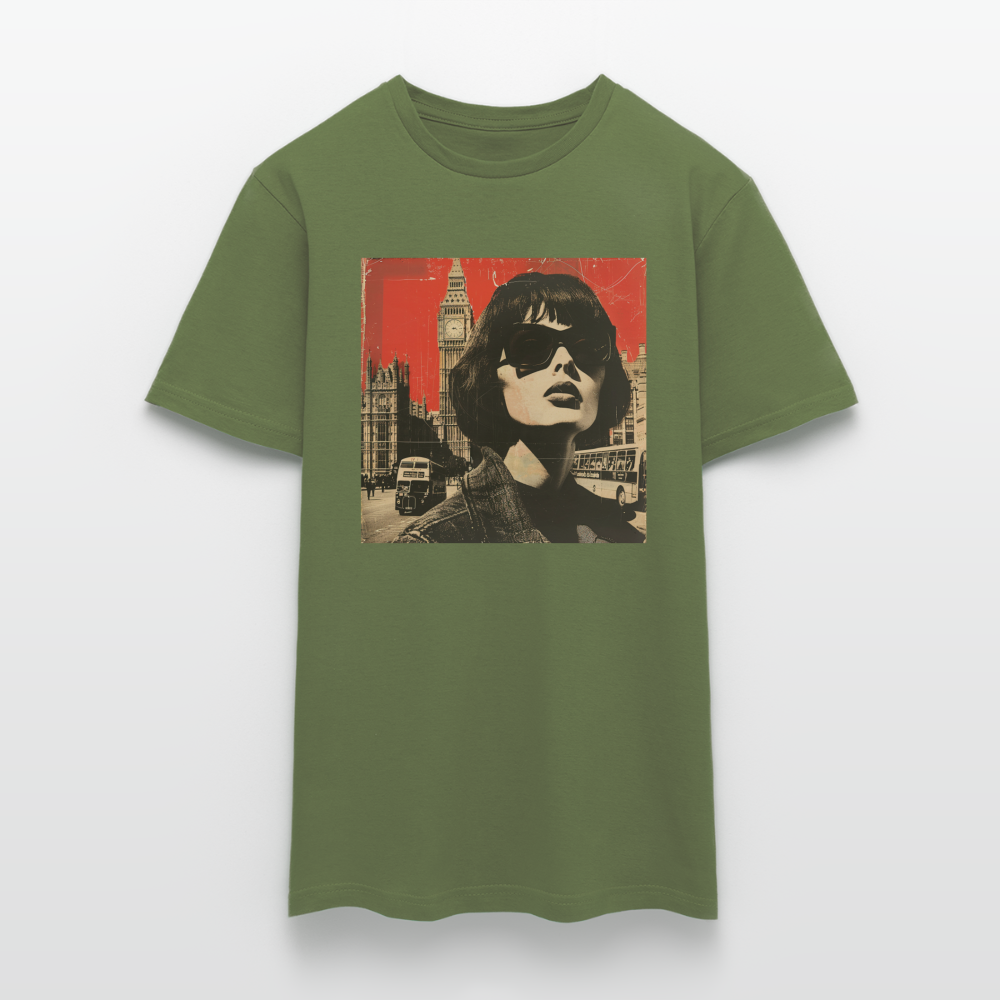 T-shirt herr - Militärgrön
