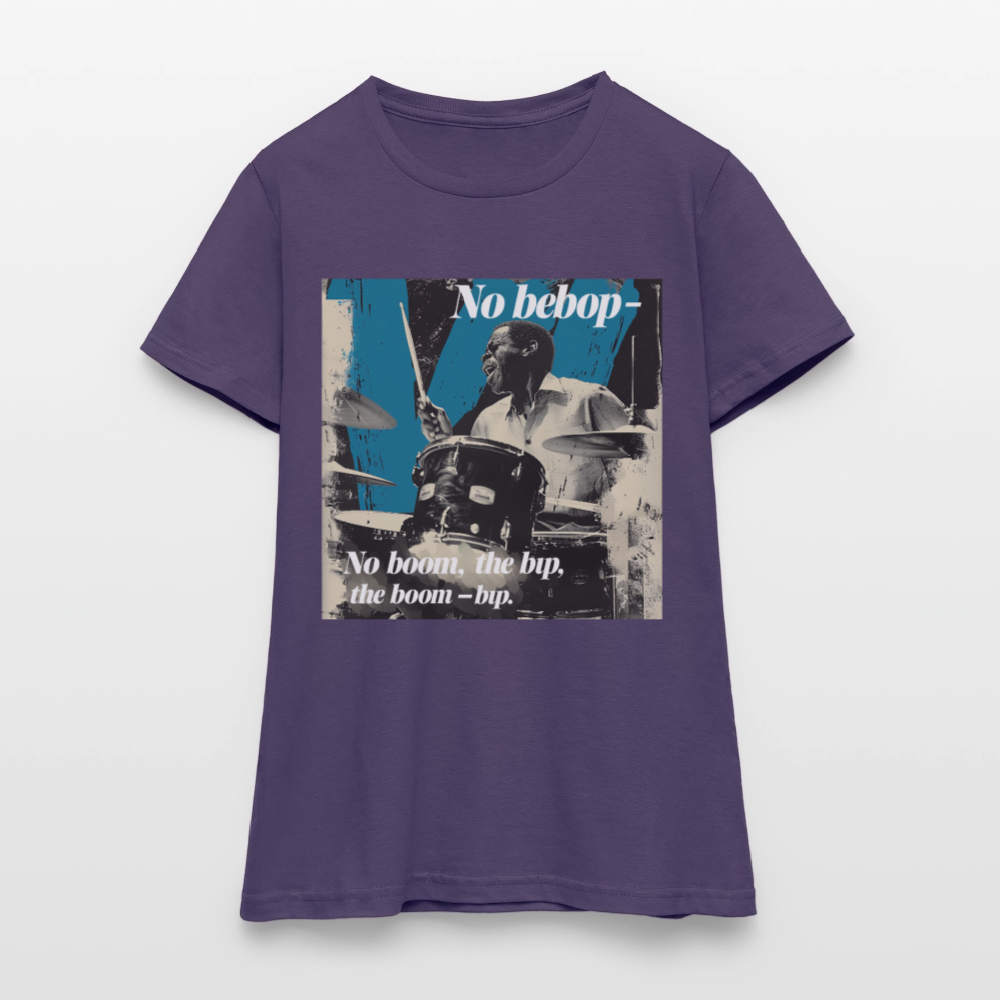 Push It Bebop, T-shirt dam - mörklila