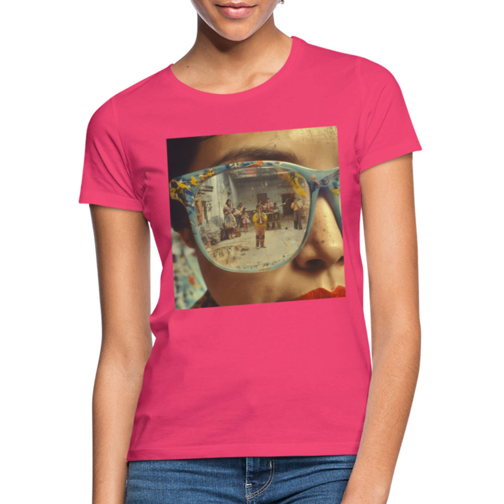 Reflektioner av Anderna, T-shirt dam - azalea