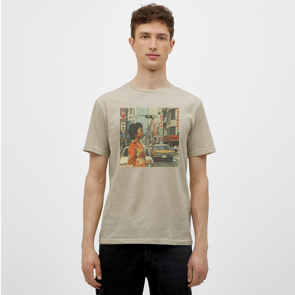 Yumi Sakamoto, T-shirt herr - sandbeige