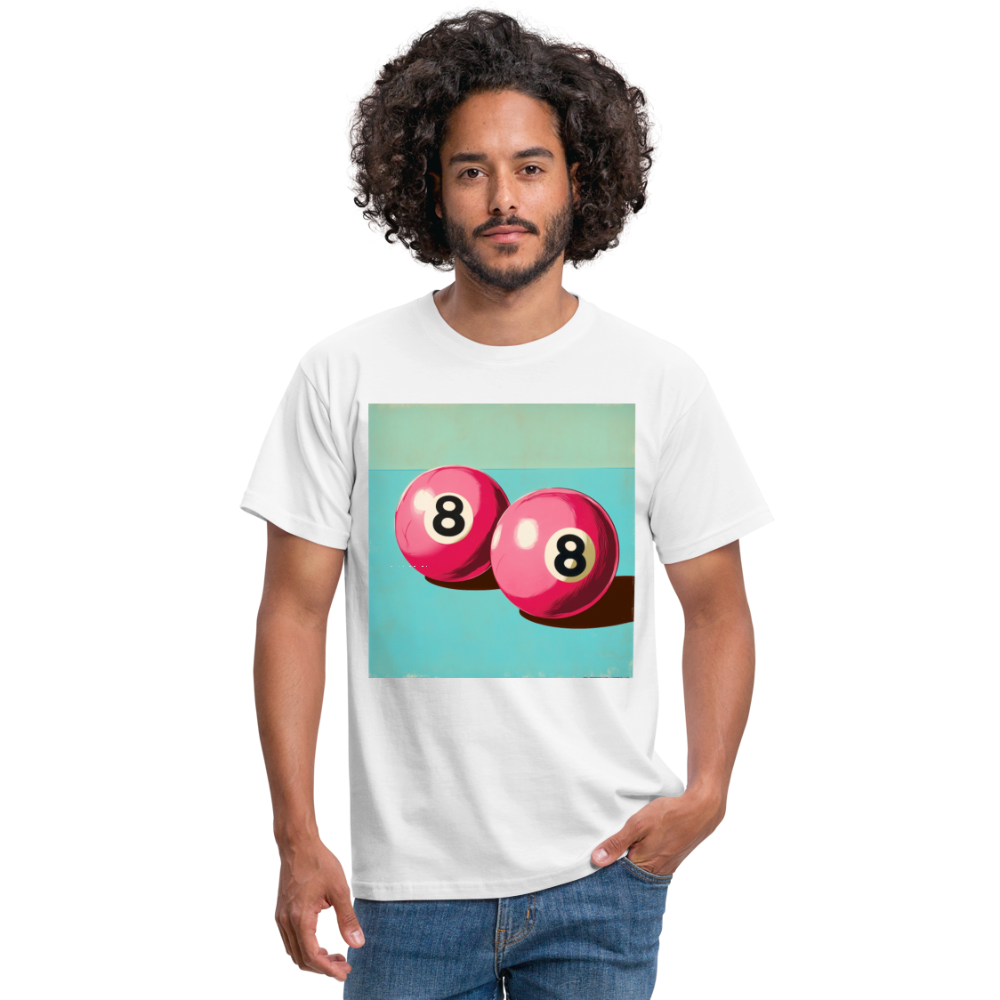 Rosa Rivaler, T-shirt herr - vit