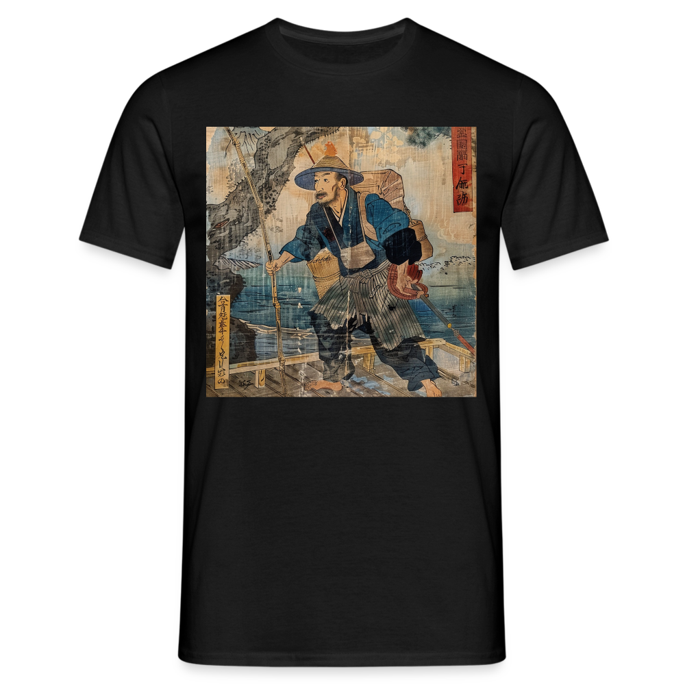 Fiskaren som bytte karriär, T-shirt herr - svart