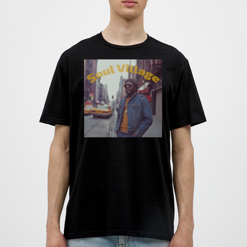 Soul Village, T-shirt herr - svart