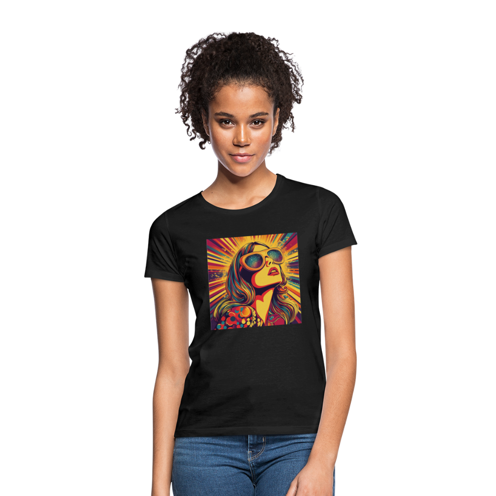 Disco Fever, T-shirt dam - svart