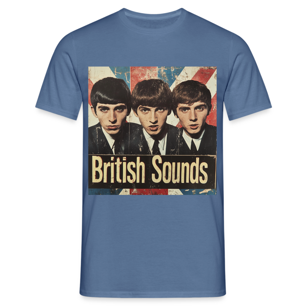 British sounds 1965, T-shirt herr - duvblå