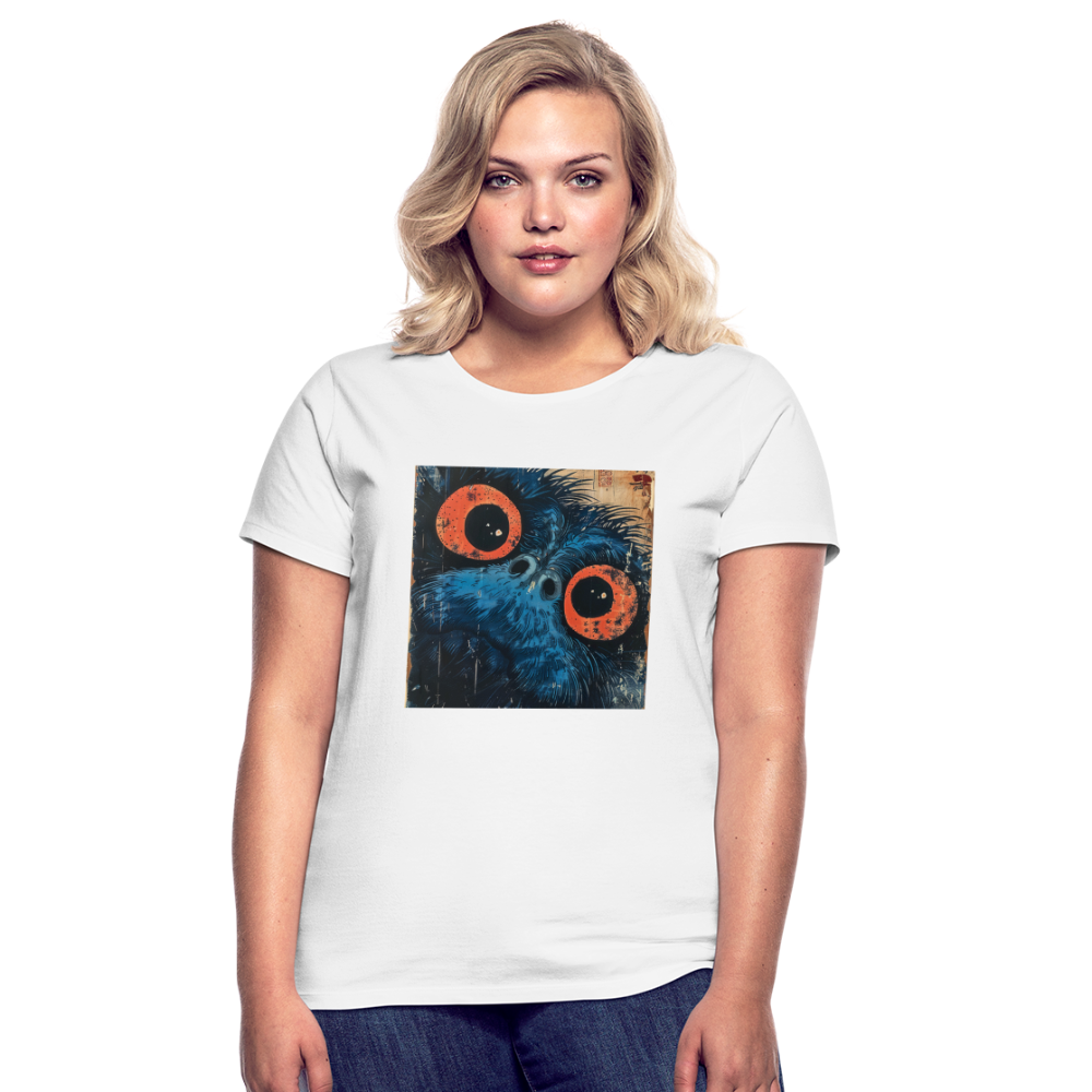 Den blå vännen, T-shirt dam - vit