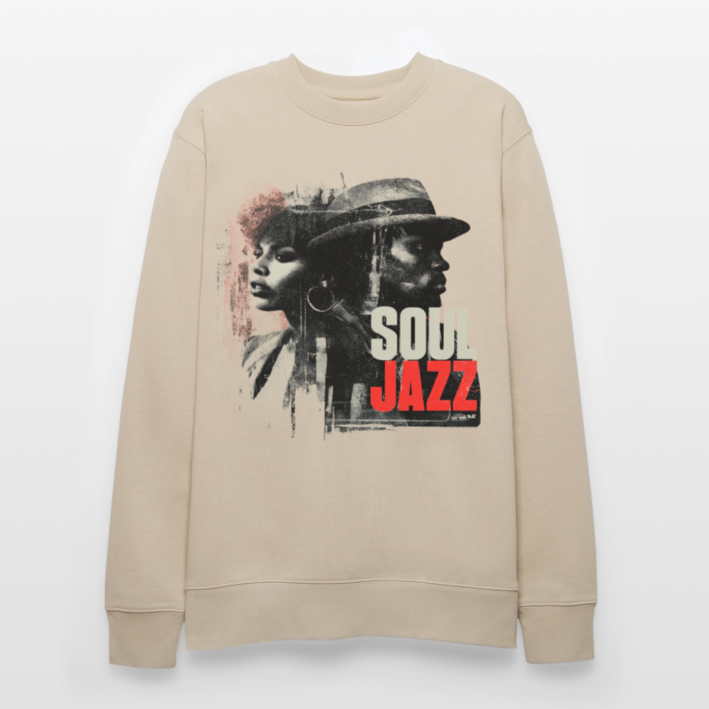 Soul Jazz Experience, Ekologisk sweatshirt CHANGER unisex från Stanley/Stella - beige