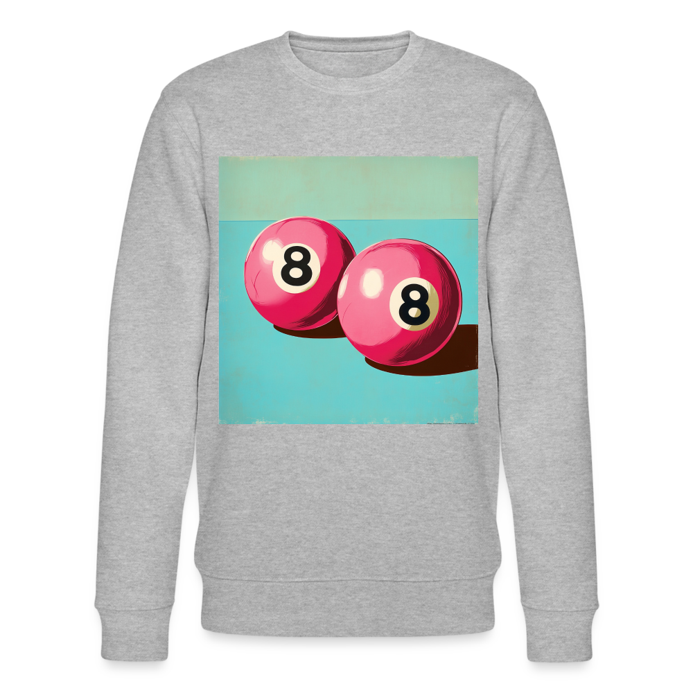 Rosa Rivaler, Ekologisk sweatshirt CHANGER unisex från Stanley/Stella - gråmelerad