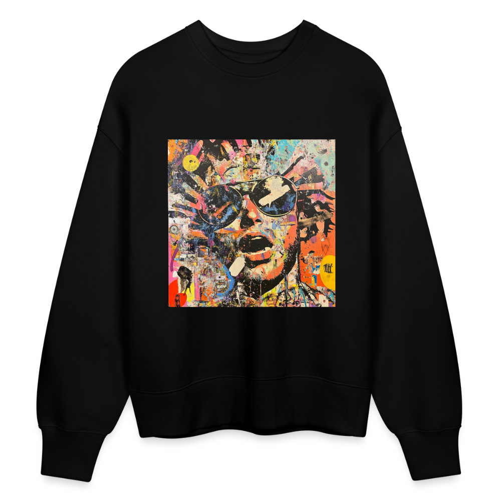 Cosmic Soul Groove, Ekologisk oversizetröja RADDER unisex från Stanley/Stella - svart