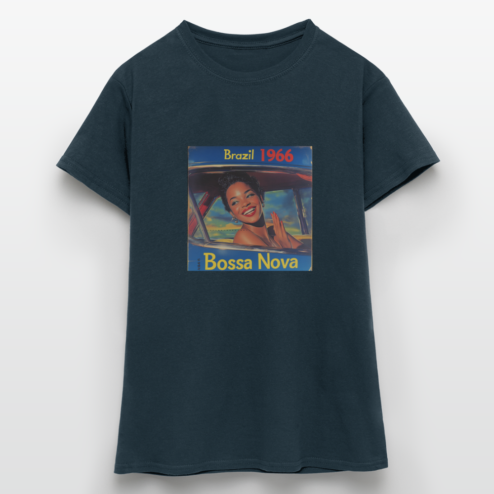 Isabela Costa, brazil 1966, T-shirt dam - marinblå