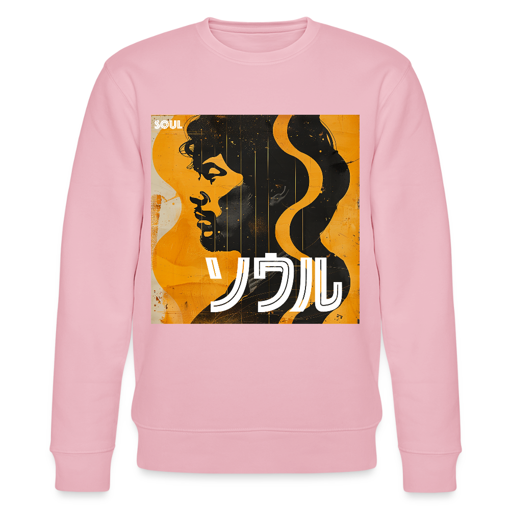 Nippon Grooves, Ekologisk sweatshirt CHANGER unisex från Stanley/Stella - ljusrosa