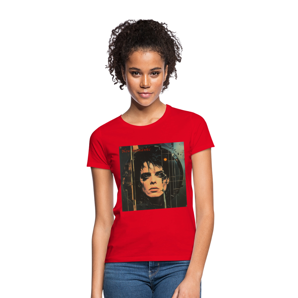 New Romance, T-shirt dam - röd