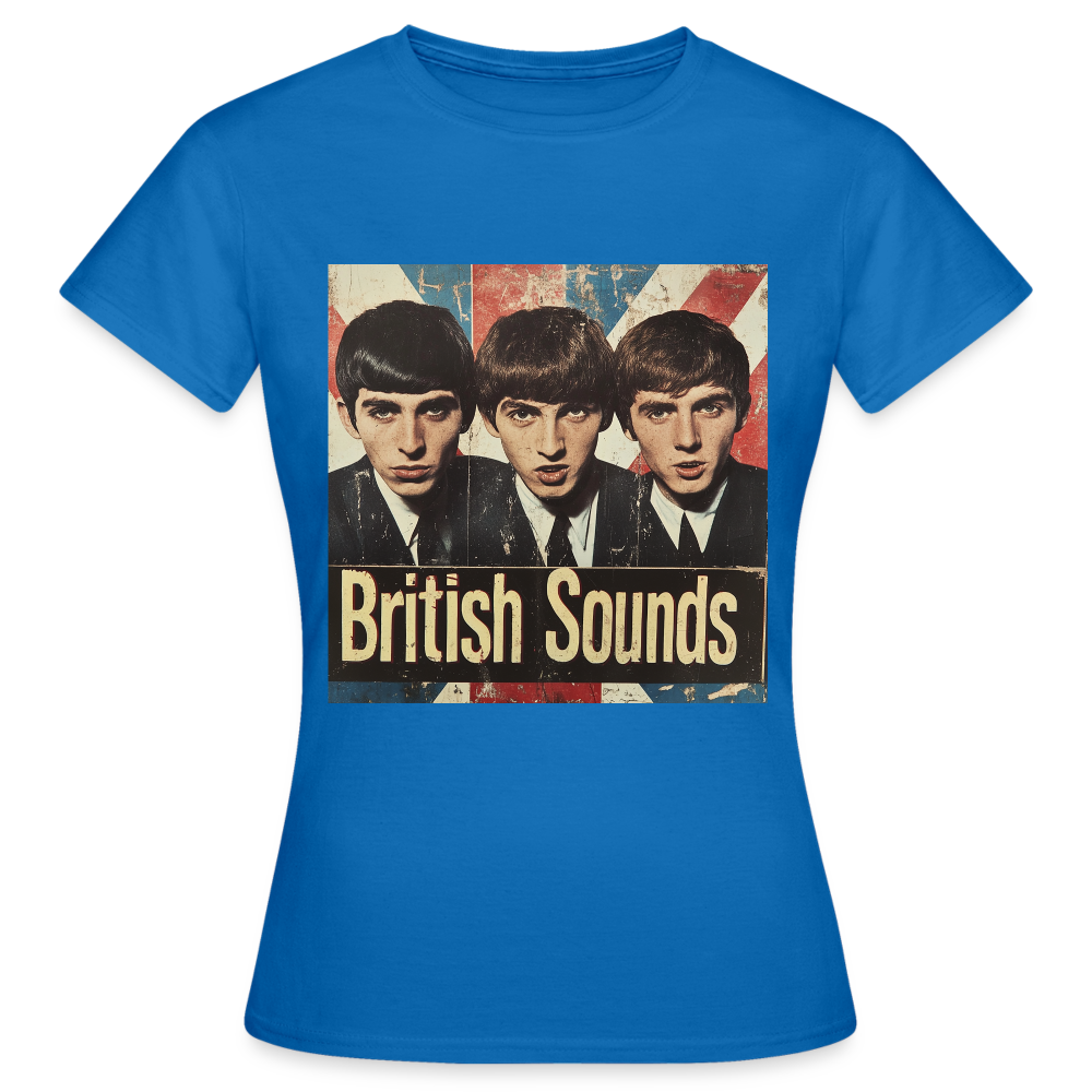 British sounds 1965, T-shirt dam - royalblå