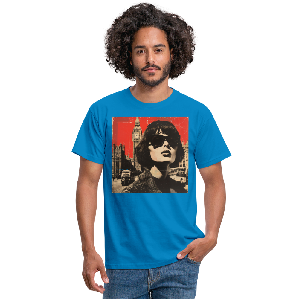 T-shirt herr - kungsblå