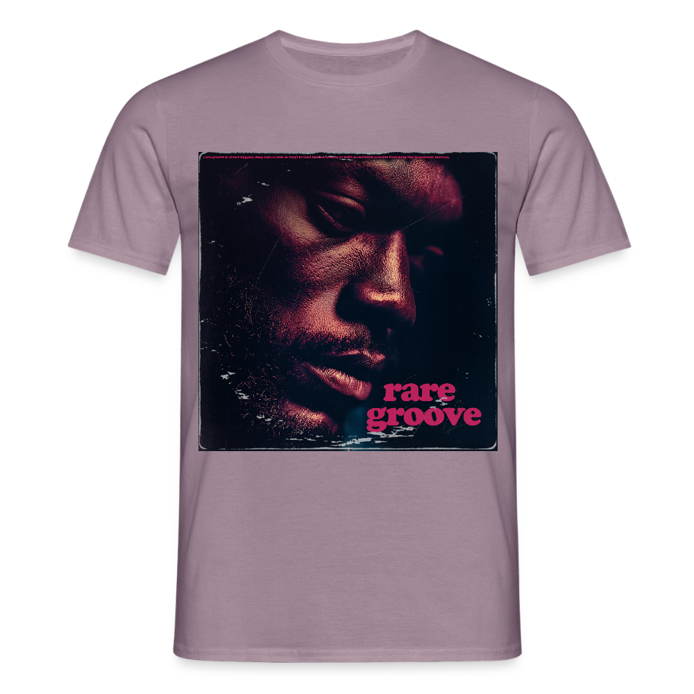 Groove Rare, T-shirt unisex - lilagrå