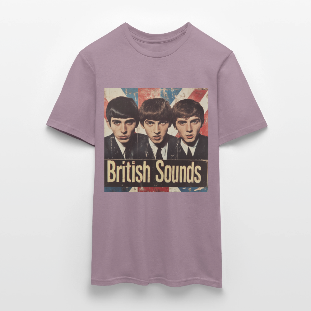 British sounds 1965, T-shirt herr - lilagrå