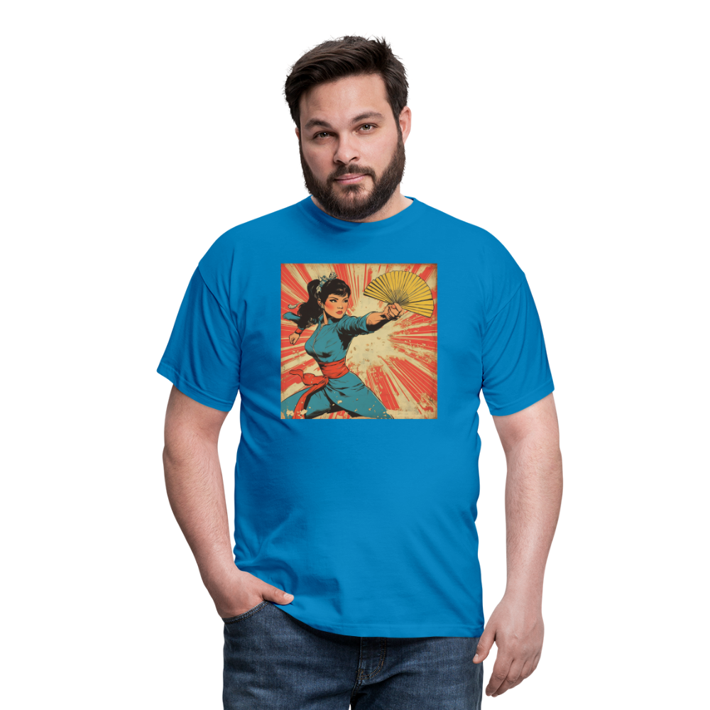 Solfjädern, T-shirt herr - kungsblå